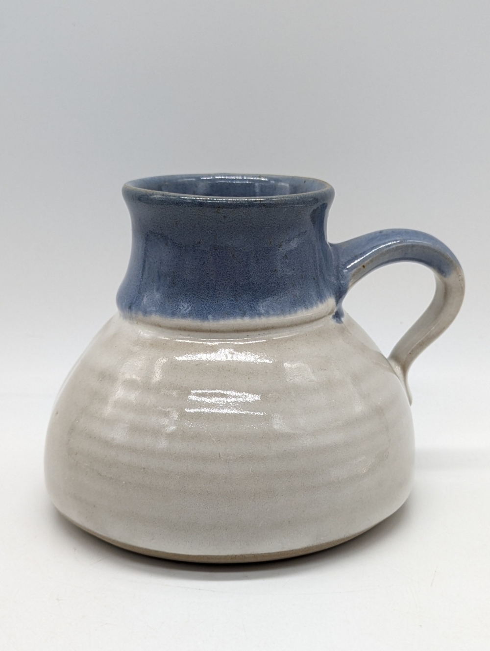 Handmade Ceramic Stoneware Blue Grey Coffee Mug